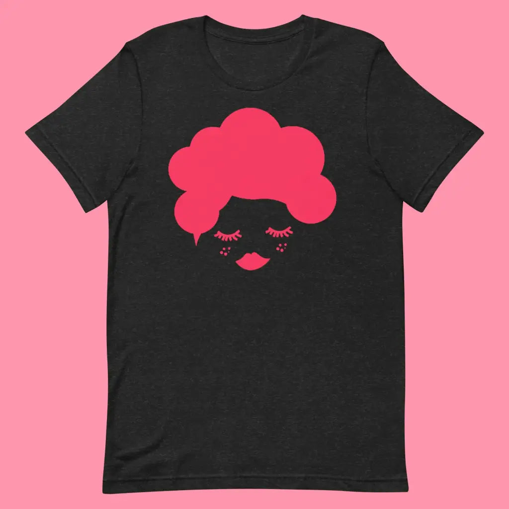 Beauti Bop Unisex Staple Black T shirt Red Logo