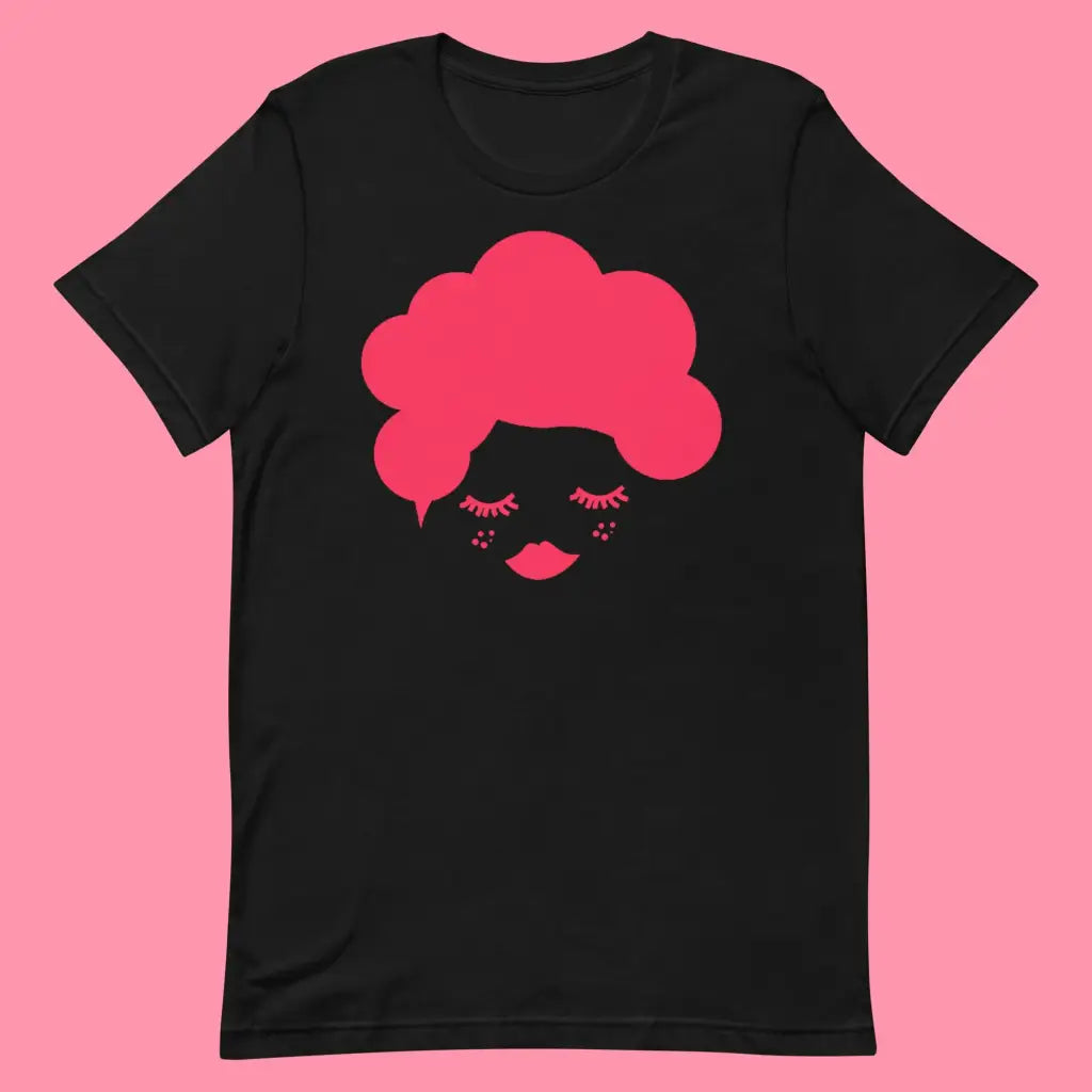 Beauti Bop Unisex Staple Black T shirt Red Logo